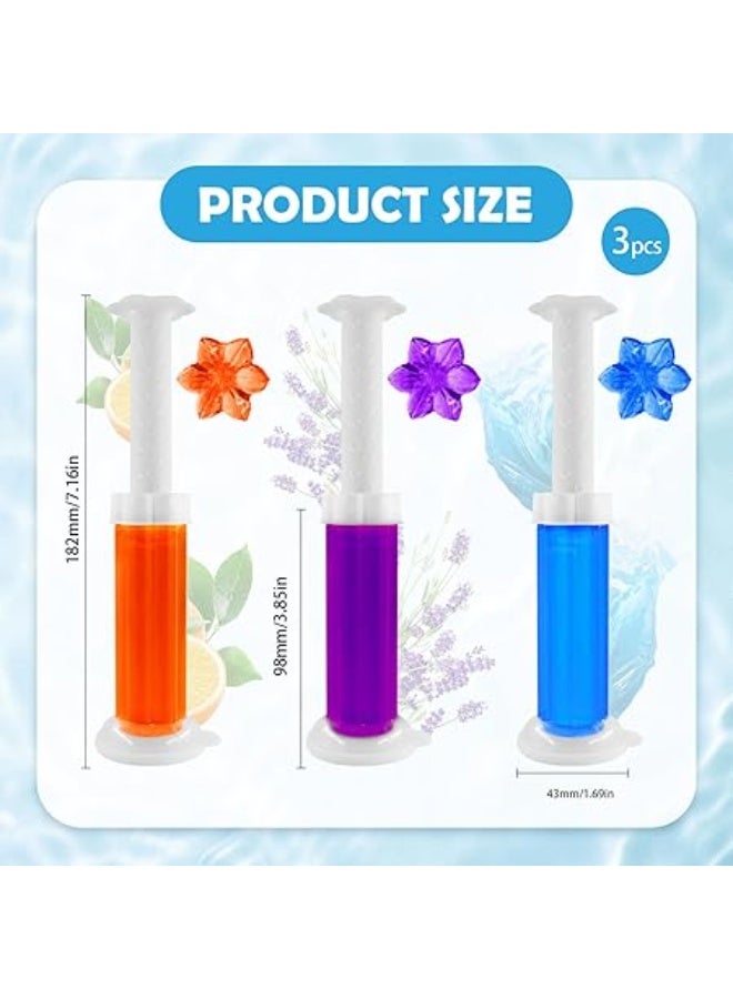 Toilet Stamp Flower, 3 Pieces/42 Flower Toilet Gel Stamp, Toilet Gel Stamp Flowers, Toilet Fresh Seal Stamp, Toilet Cleaning, Toilet Fragrance, Toilet Cleaner, Toilet Freshener, Tree Scents - Image 3